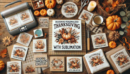 Sublimation Coaster Thanksgiving