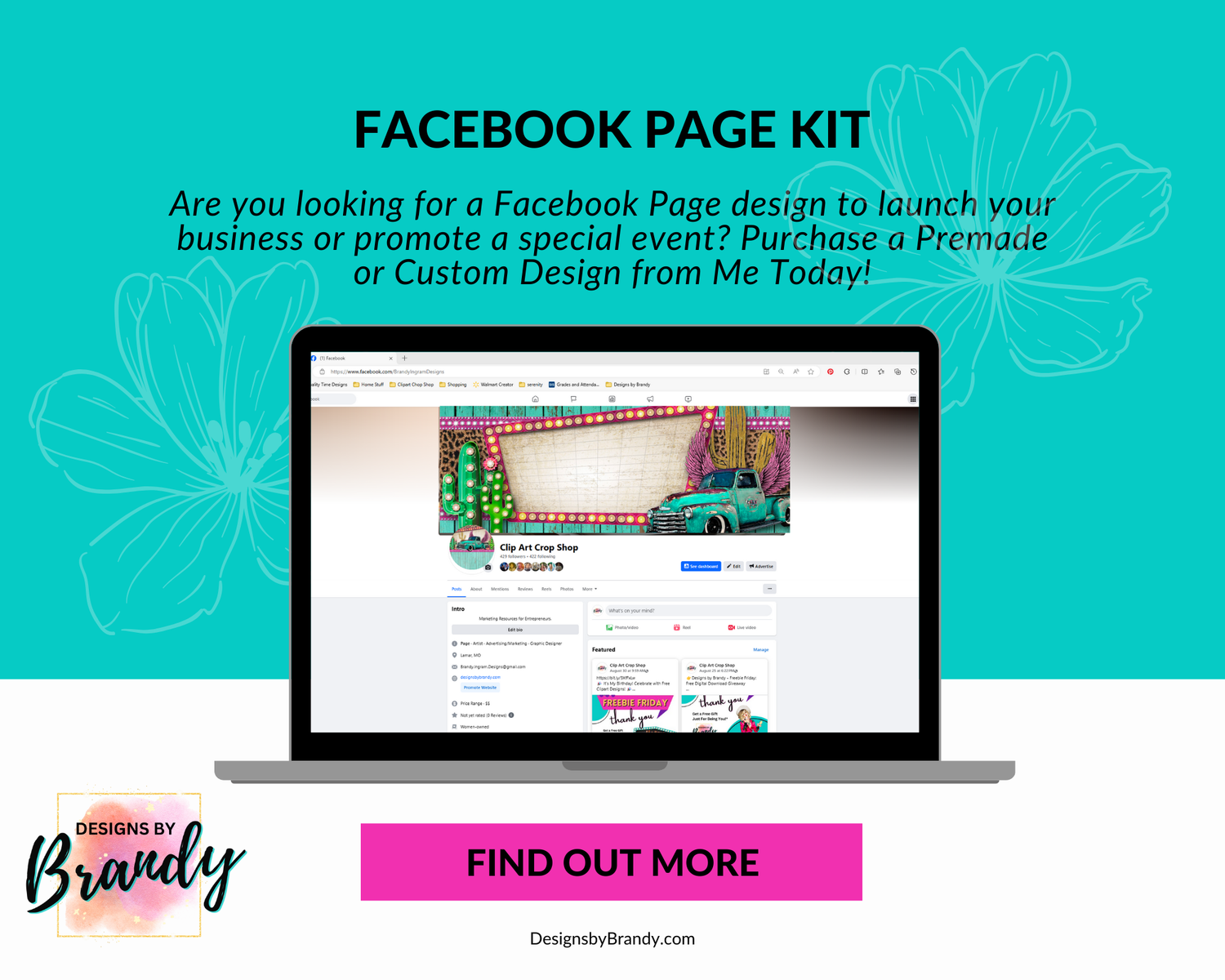 Facebook Page Design - Designs by Brandy