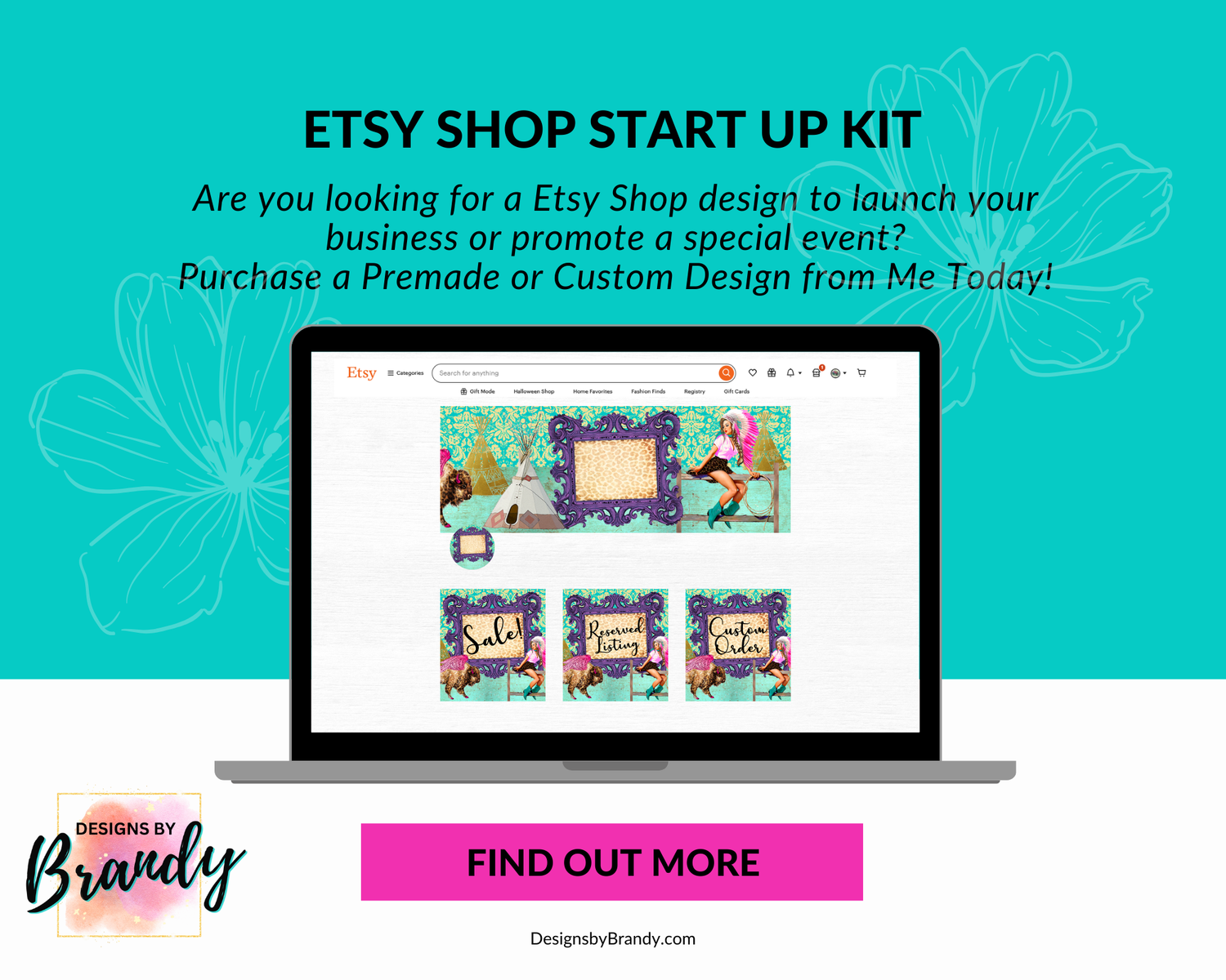 Etsy Shop Design - Designs by Brandy 