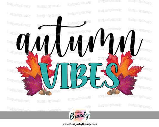 Autumn Vibes 001 Clipart Digital Download 