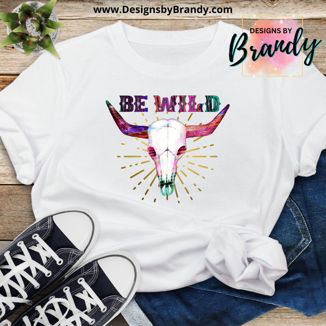 Be Wild Printed Graphic T-Shirt