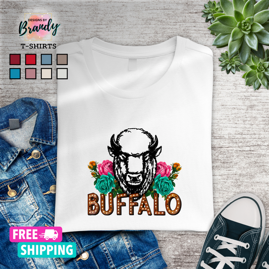 Buffalo Printed Graphic T-Shirt