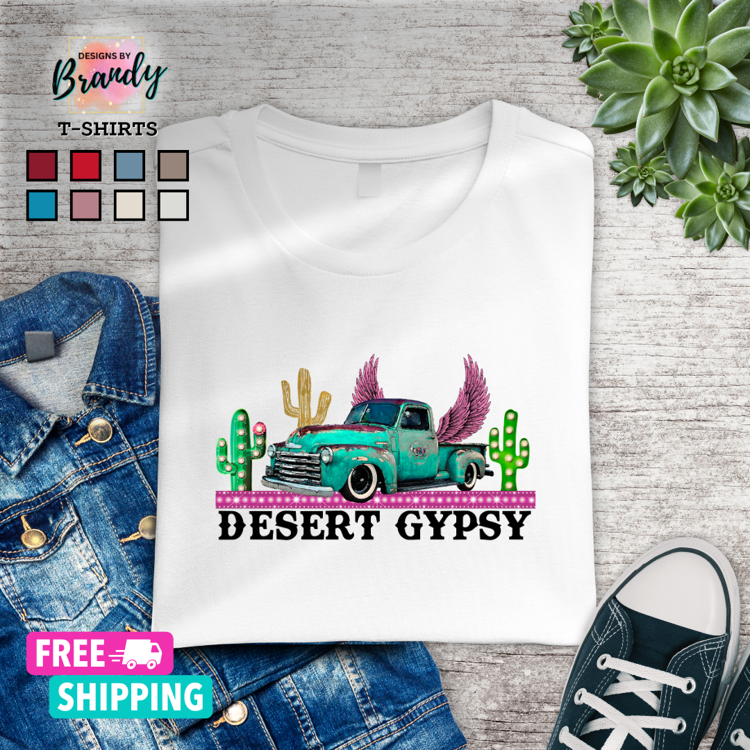 Desert Gypsy Printed Graphic T-Shirt