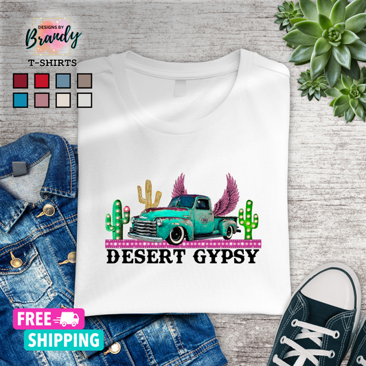 Desert Gypsy Printed Graphic T-Shirt