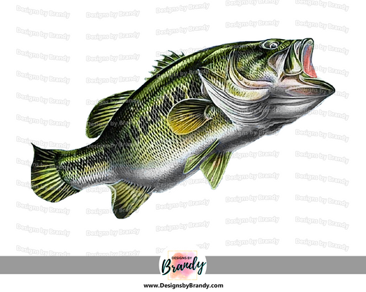 Bass Fish Clipart Digital Download