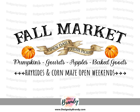 Fall Market 001 Digital Download 