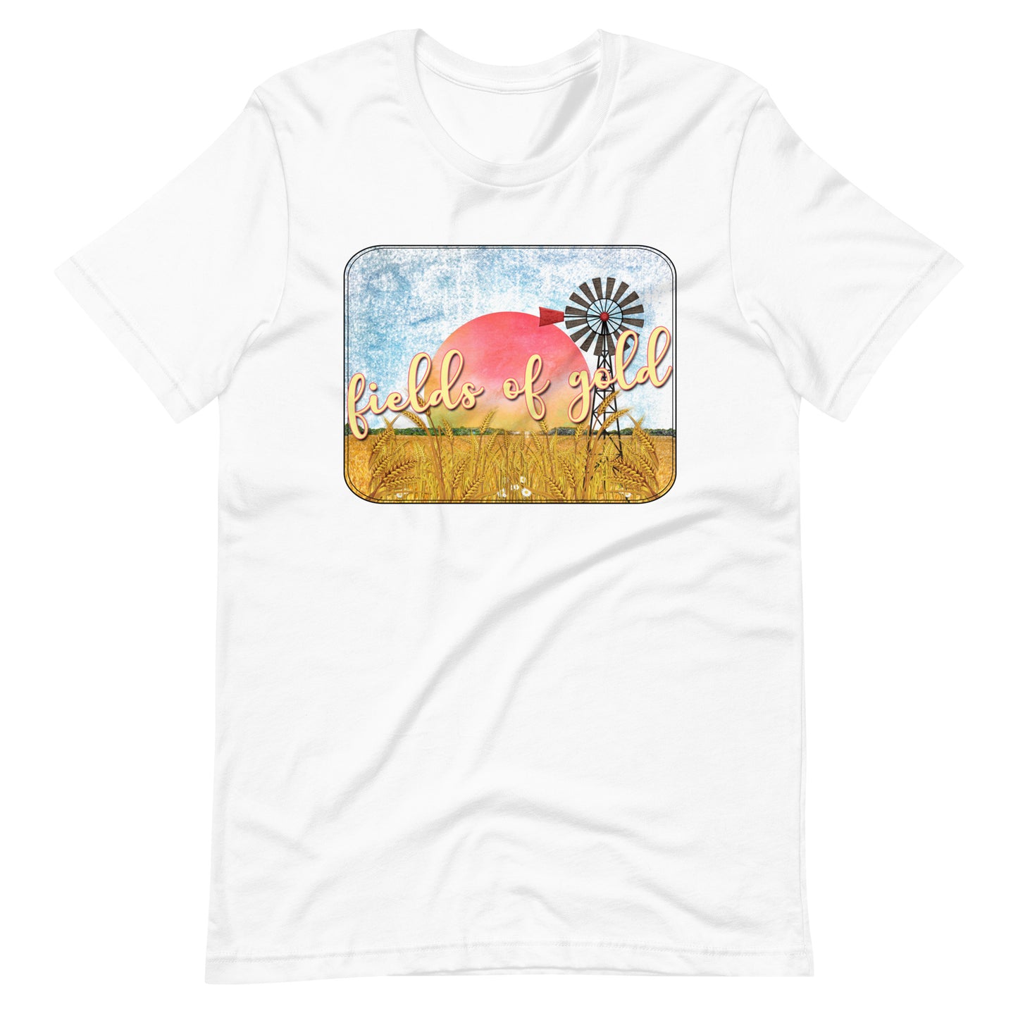 Fields of Gold Printed Graphic T-Shirt 