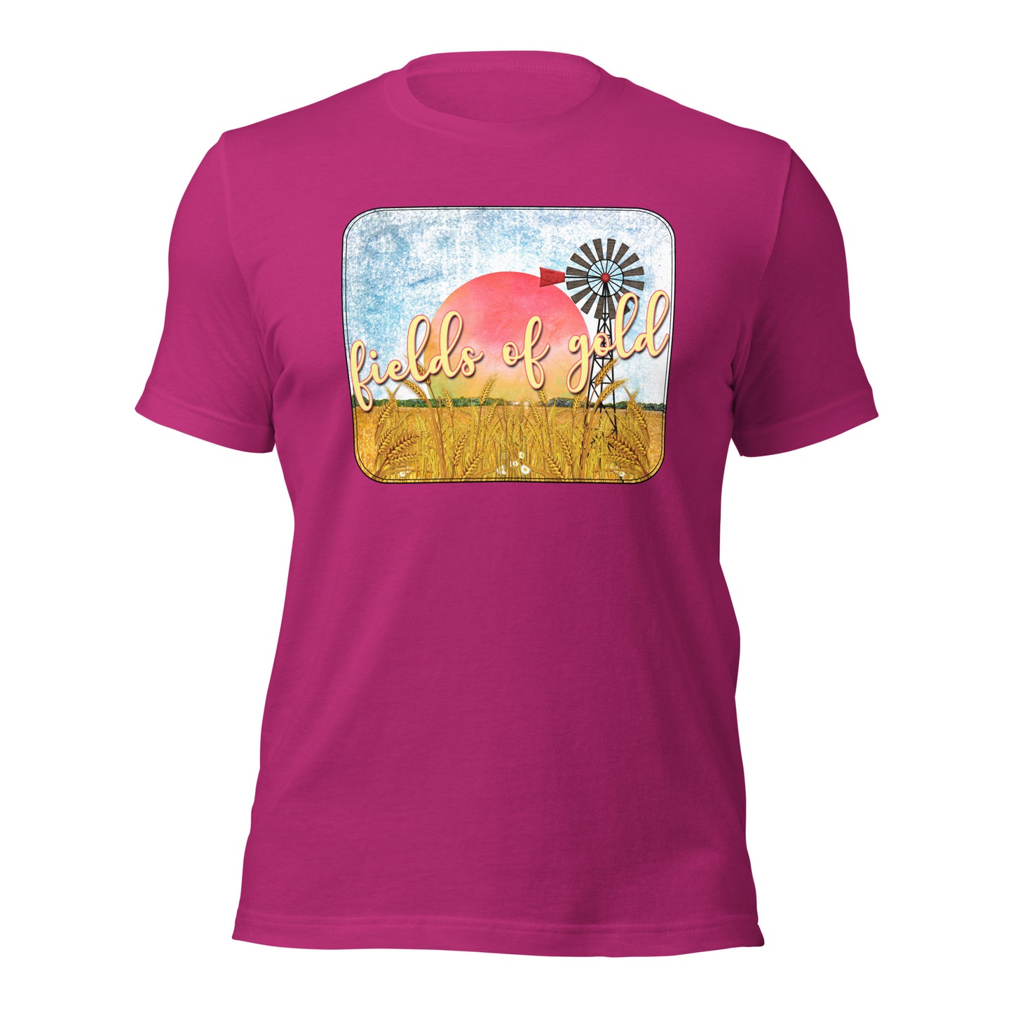 Fields of Gold Printed Graphic T-Shirt 