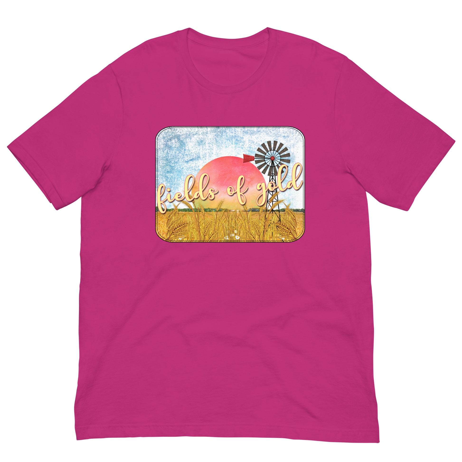 Fields of Gold Printed Graphic T-Shirt 