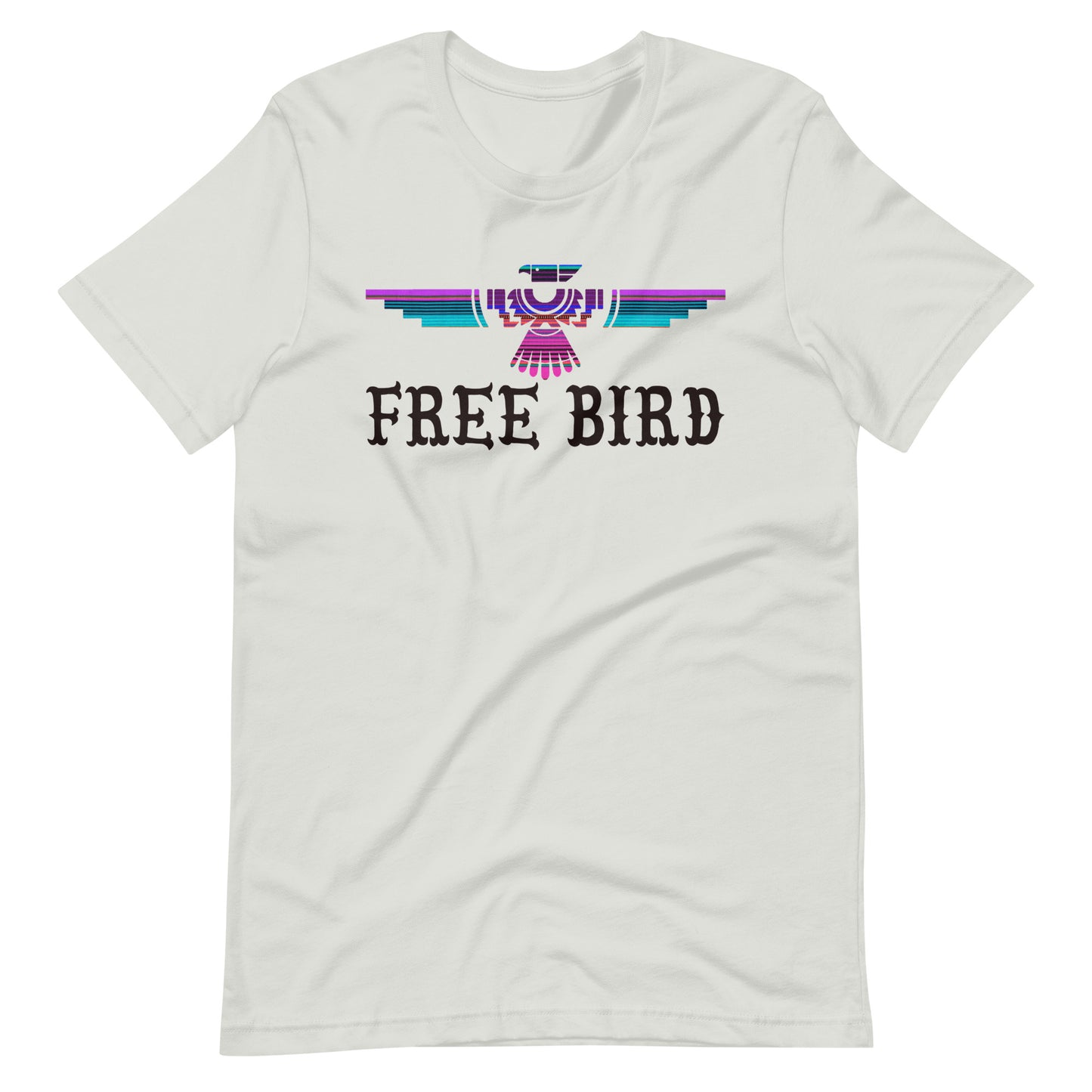 Free Bird Printed Graphic T-Shirt 