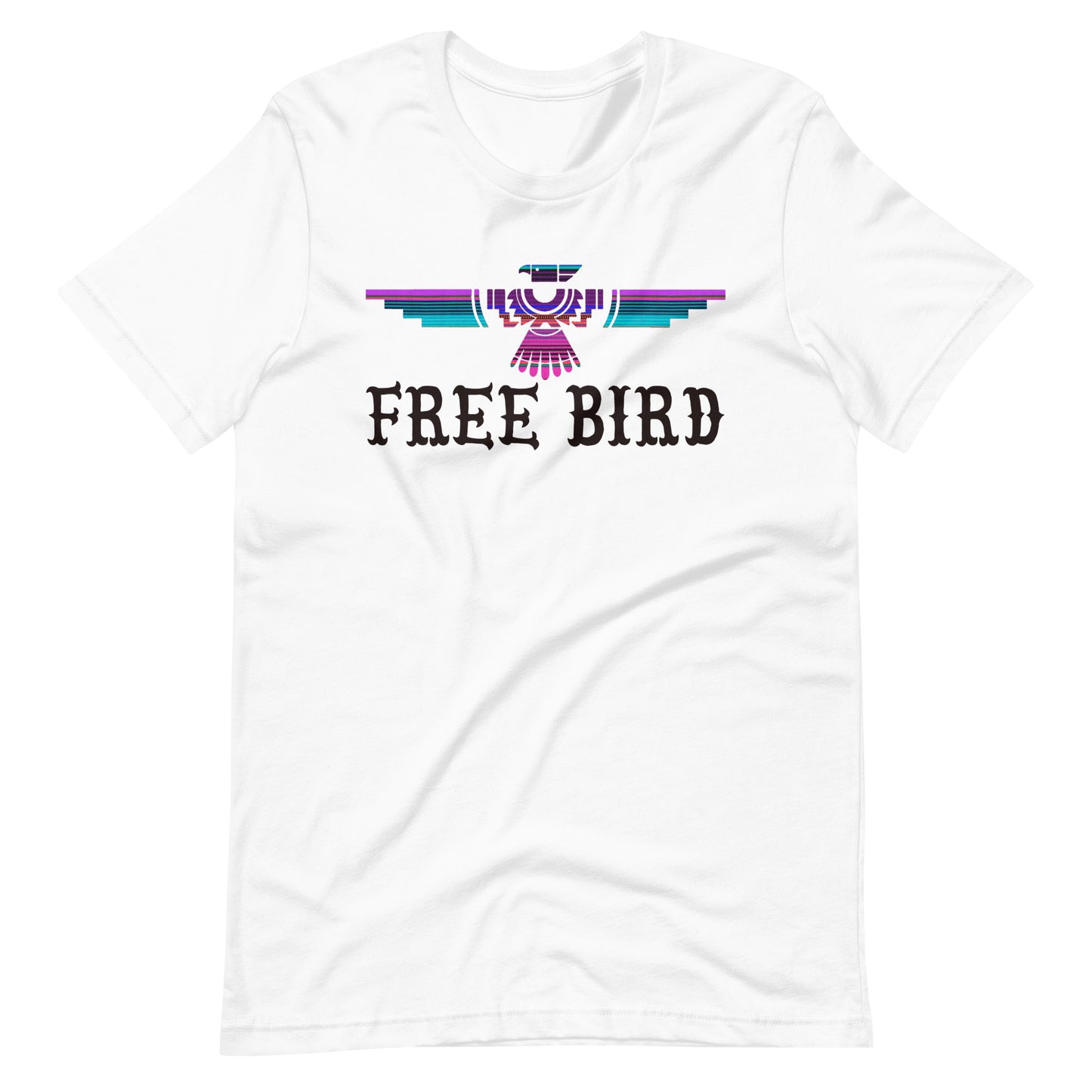 Free Bird Printed Graphic T-Shirt 