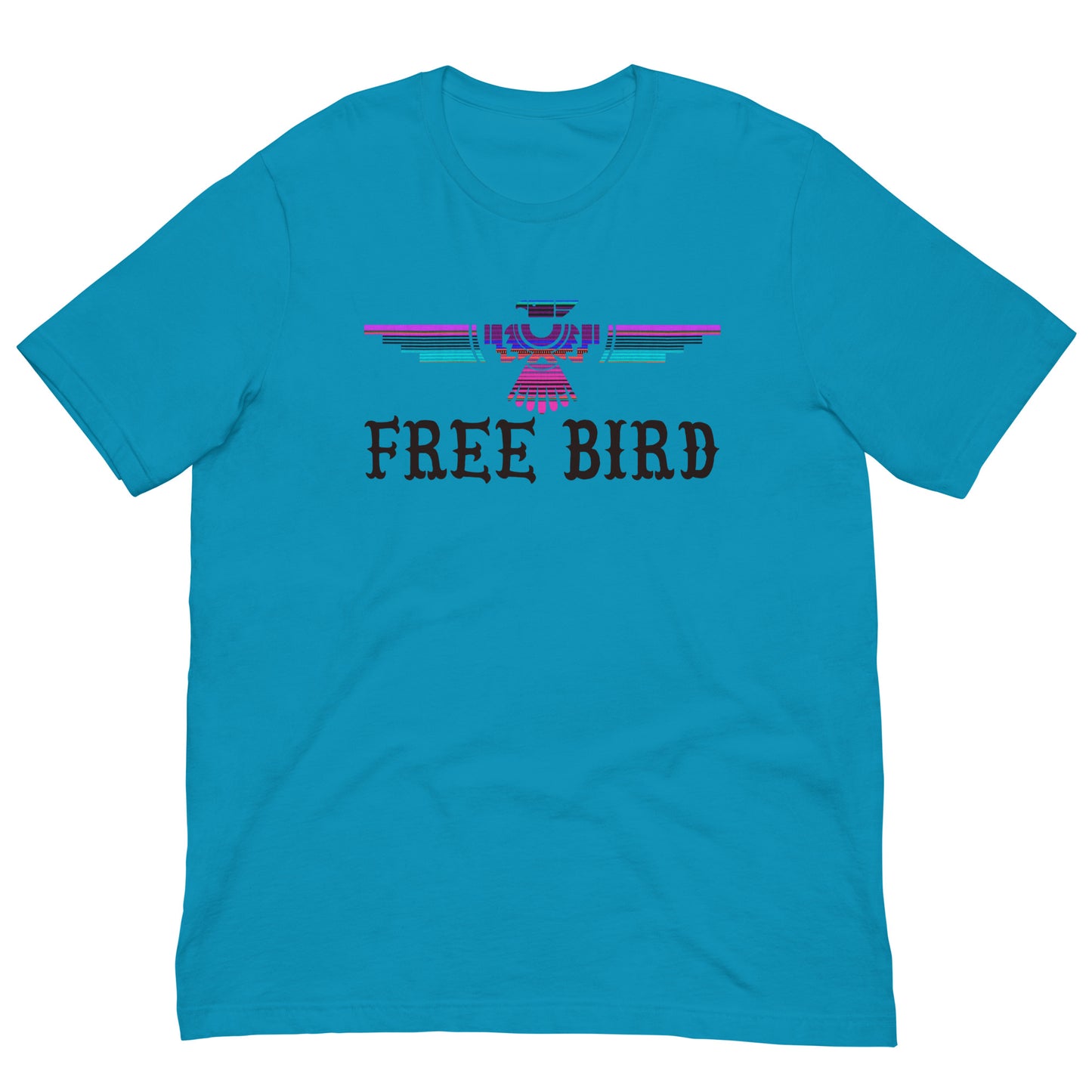 Free Bird Printed Graphic T-Shirt 