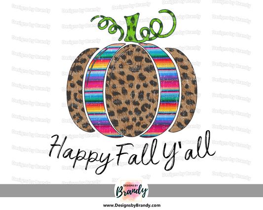 Happy Fall Y'all 001 Digital Download 