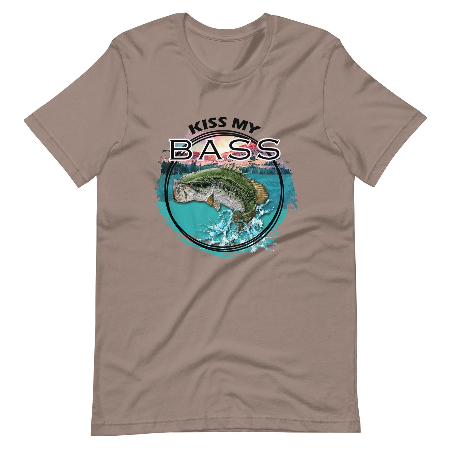 Kiss my Bass Printed Graphic T-Shirt 