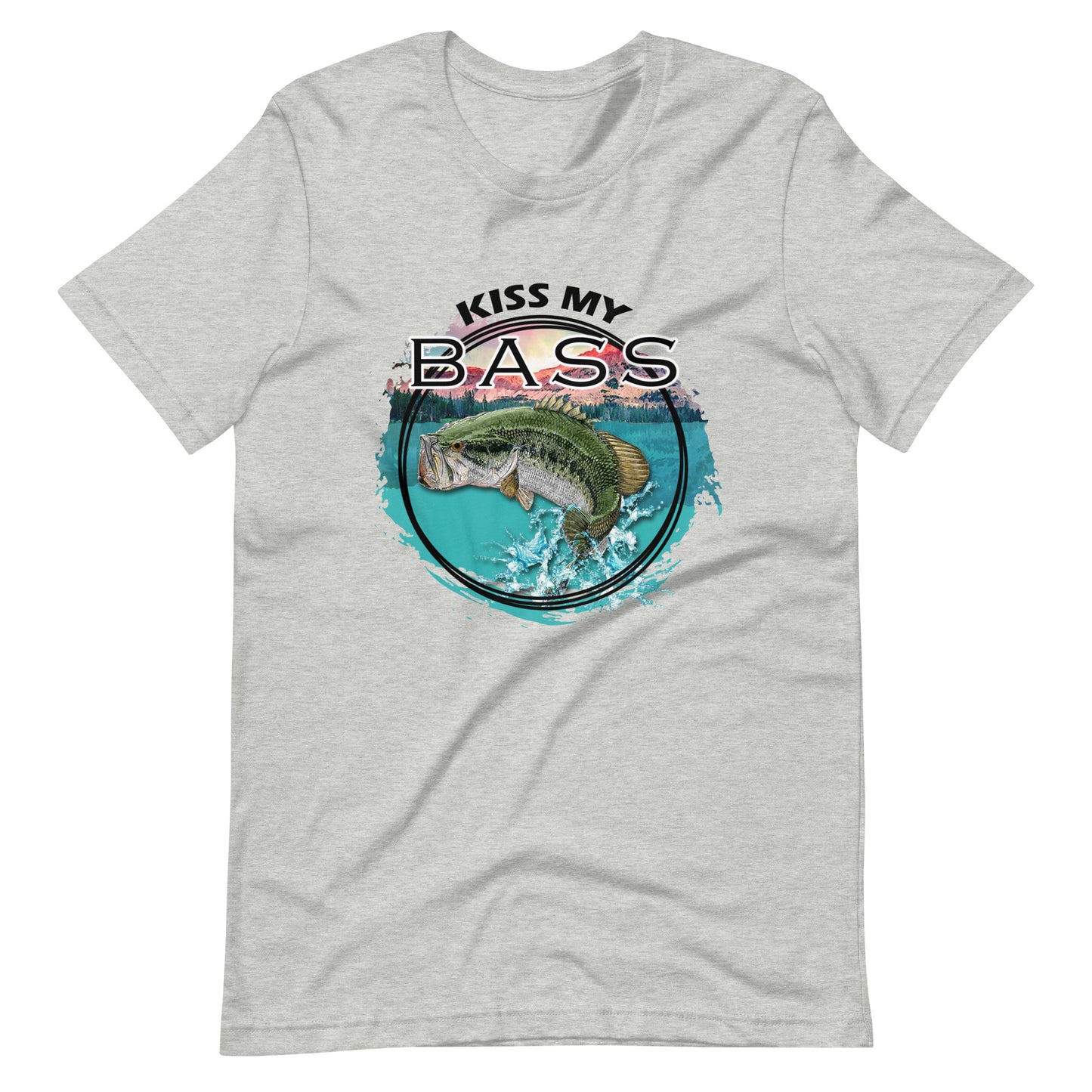 Kiss my Bass Printed Graphic T-Shirt 