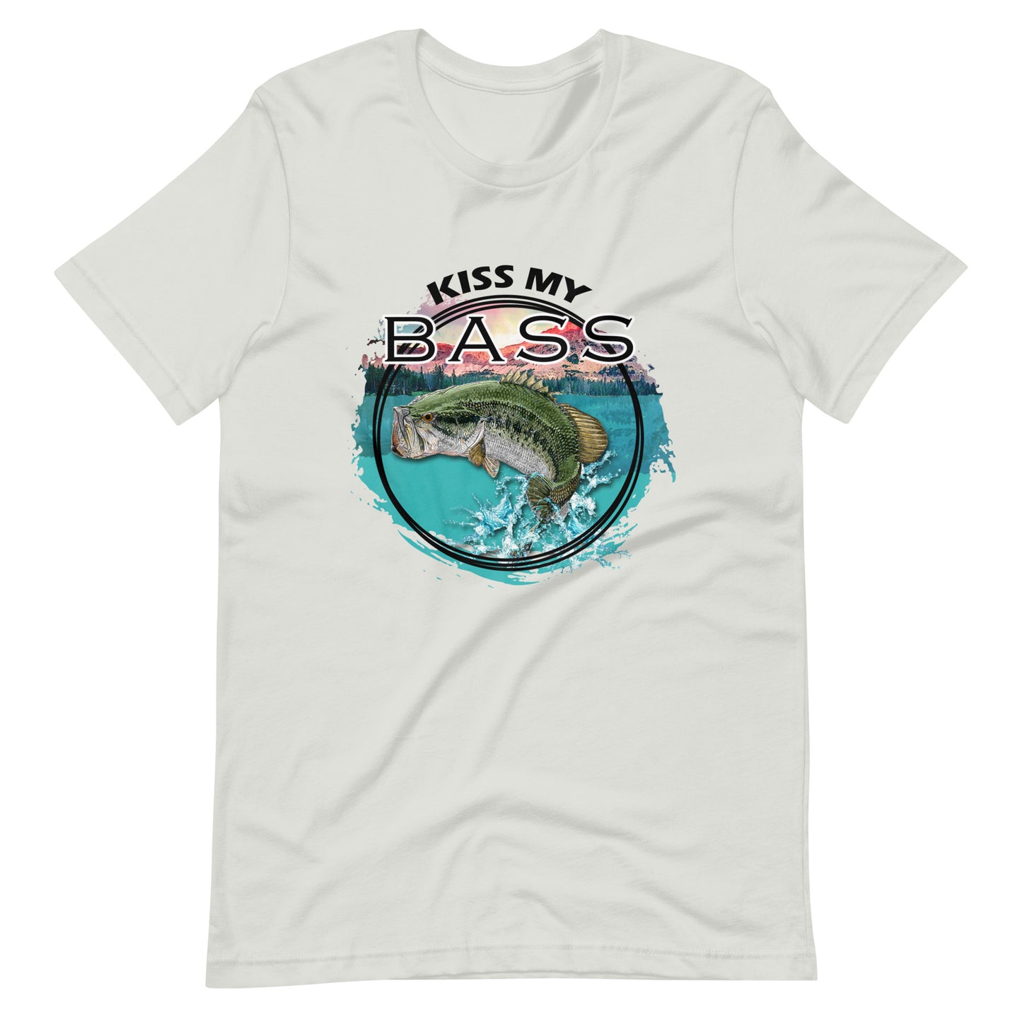 Kiss my Bass Printed Graphic T-Shirt 