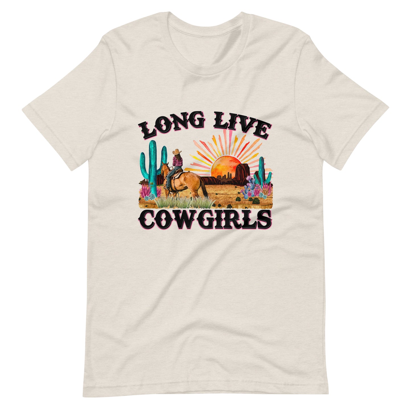 Long Live Cowgirls Printed Graphic T-Shirt 