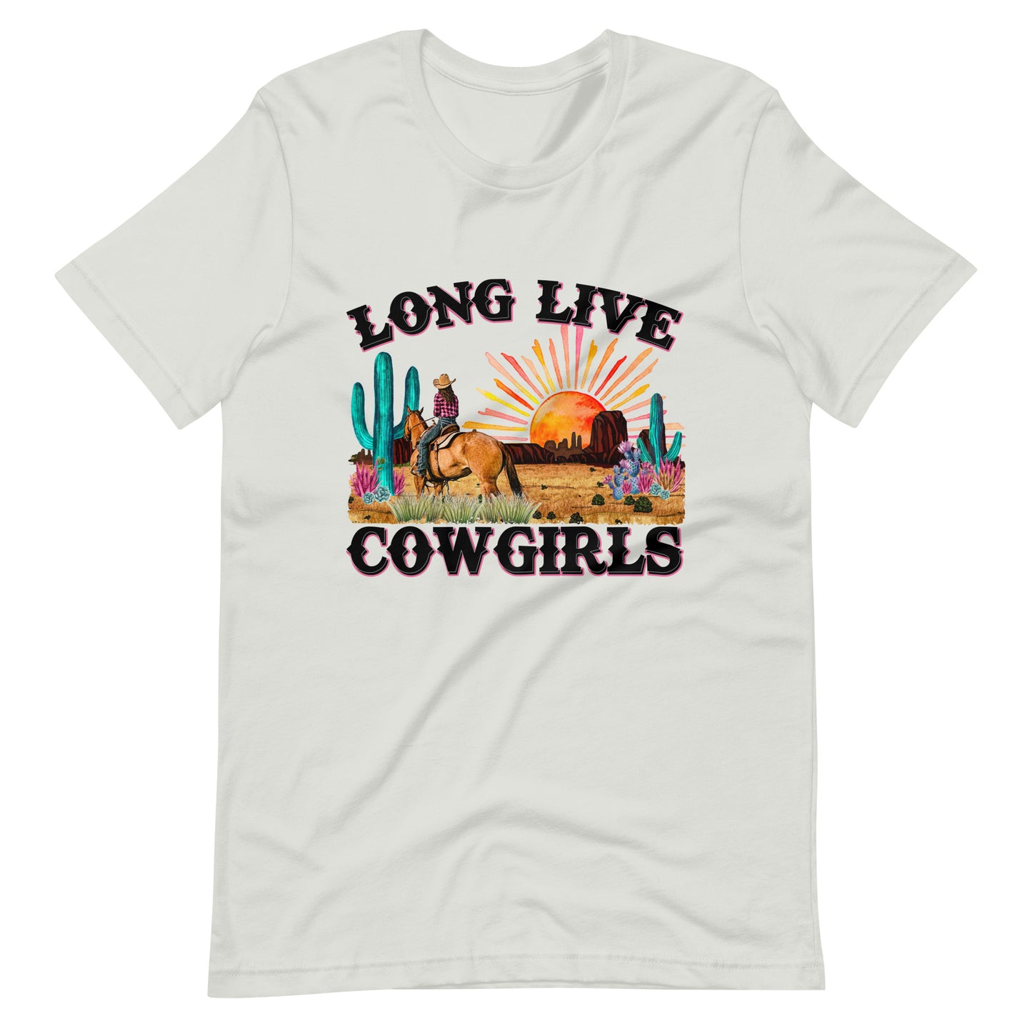 Long Live Cowgirls Printed Graphic T-Shirt 