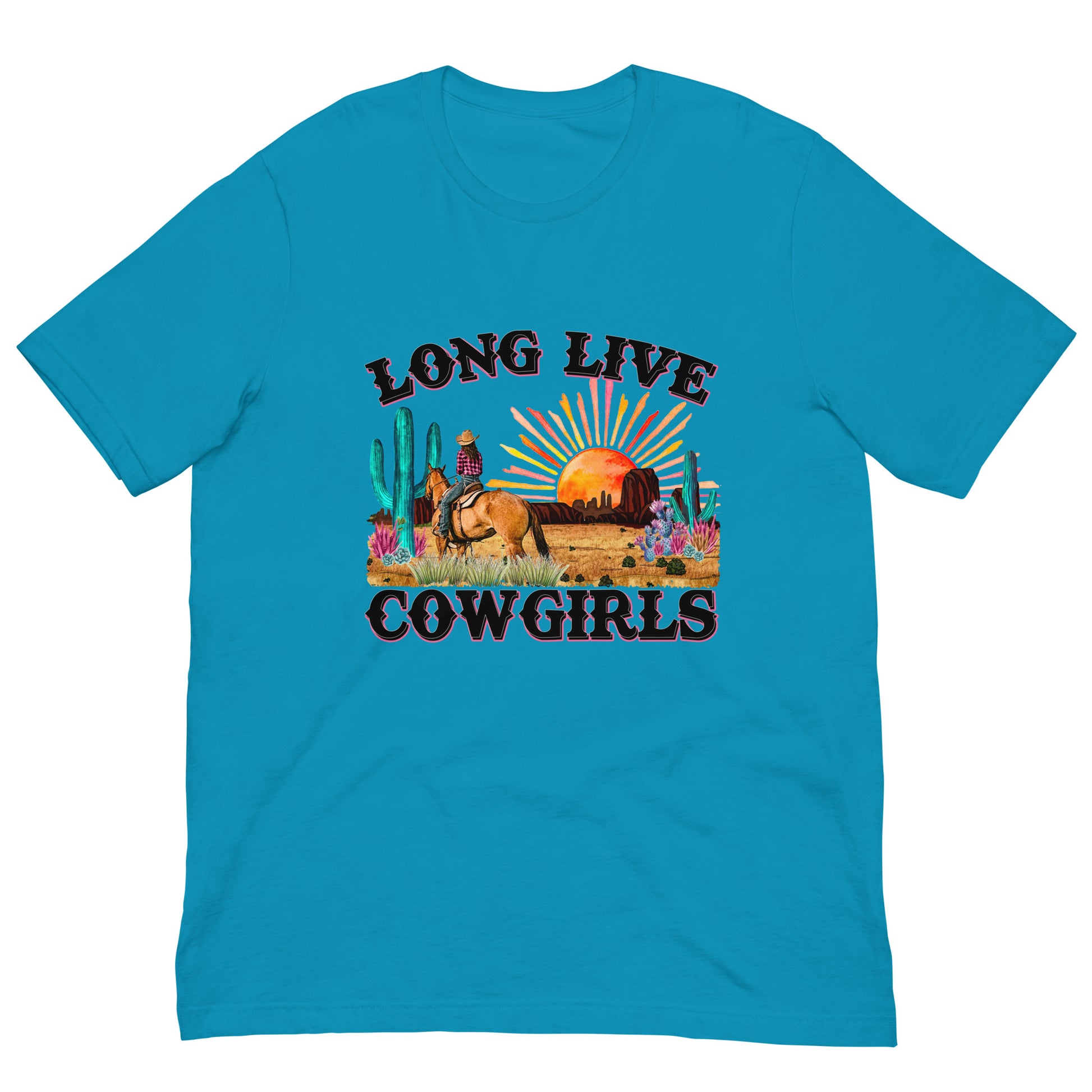 Long Live Cowgirls Printed Graphic T-Shirt 