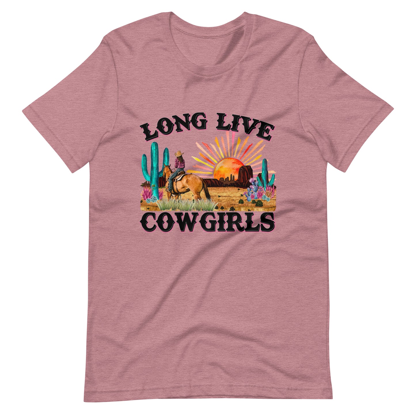 Long Live Cowgirls Printed Graphic T-Shirt 