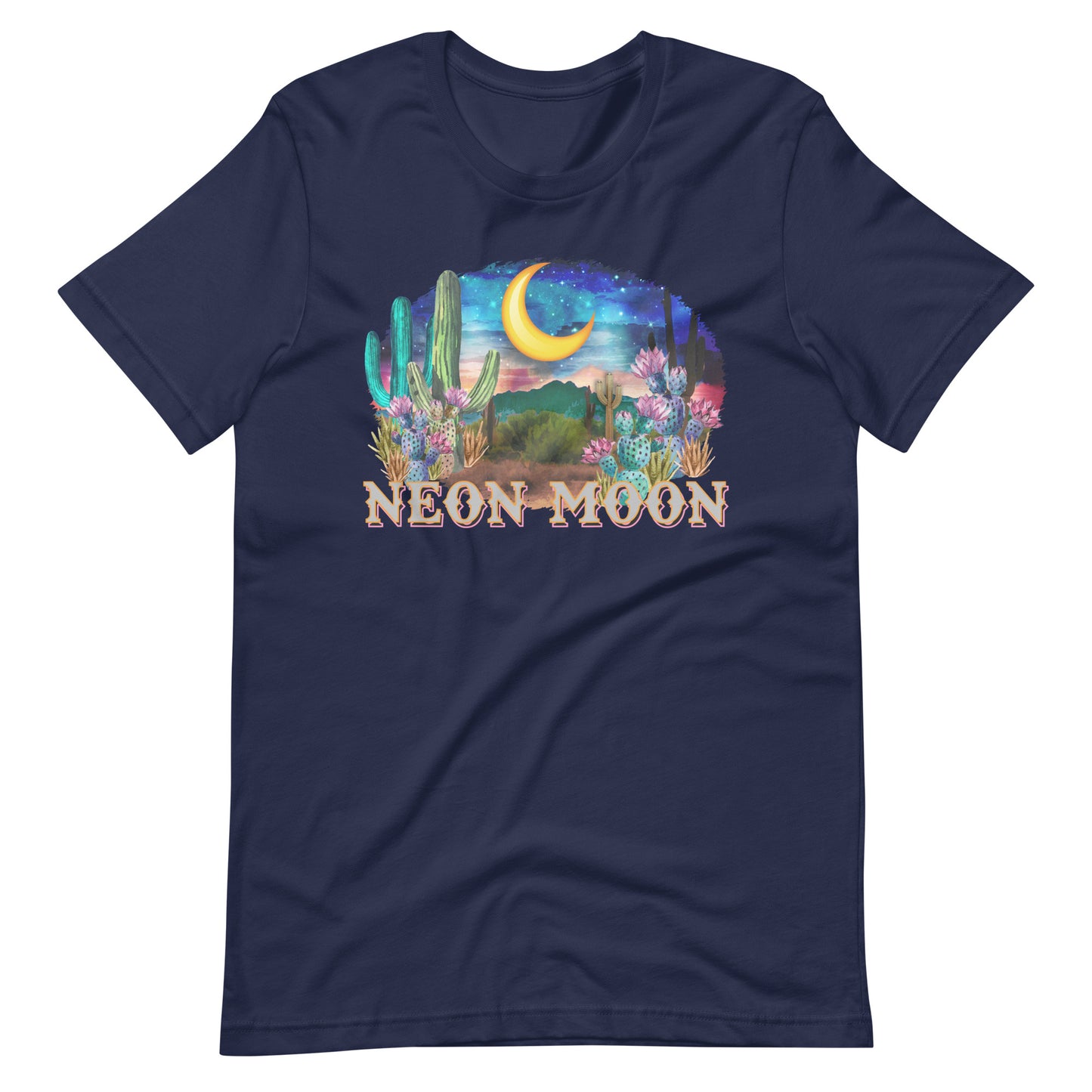 Neon Moon Printed Graphic T-Shirt 