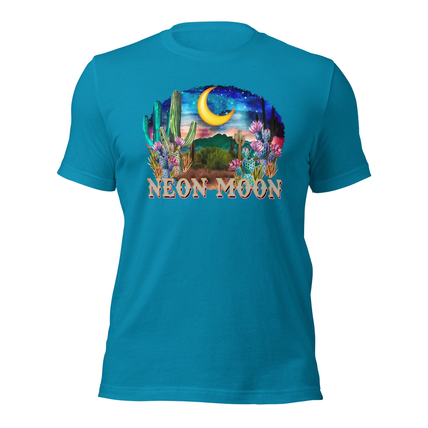 Neon Moon Printed Graphic T-Shirt 