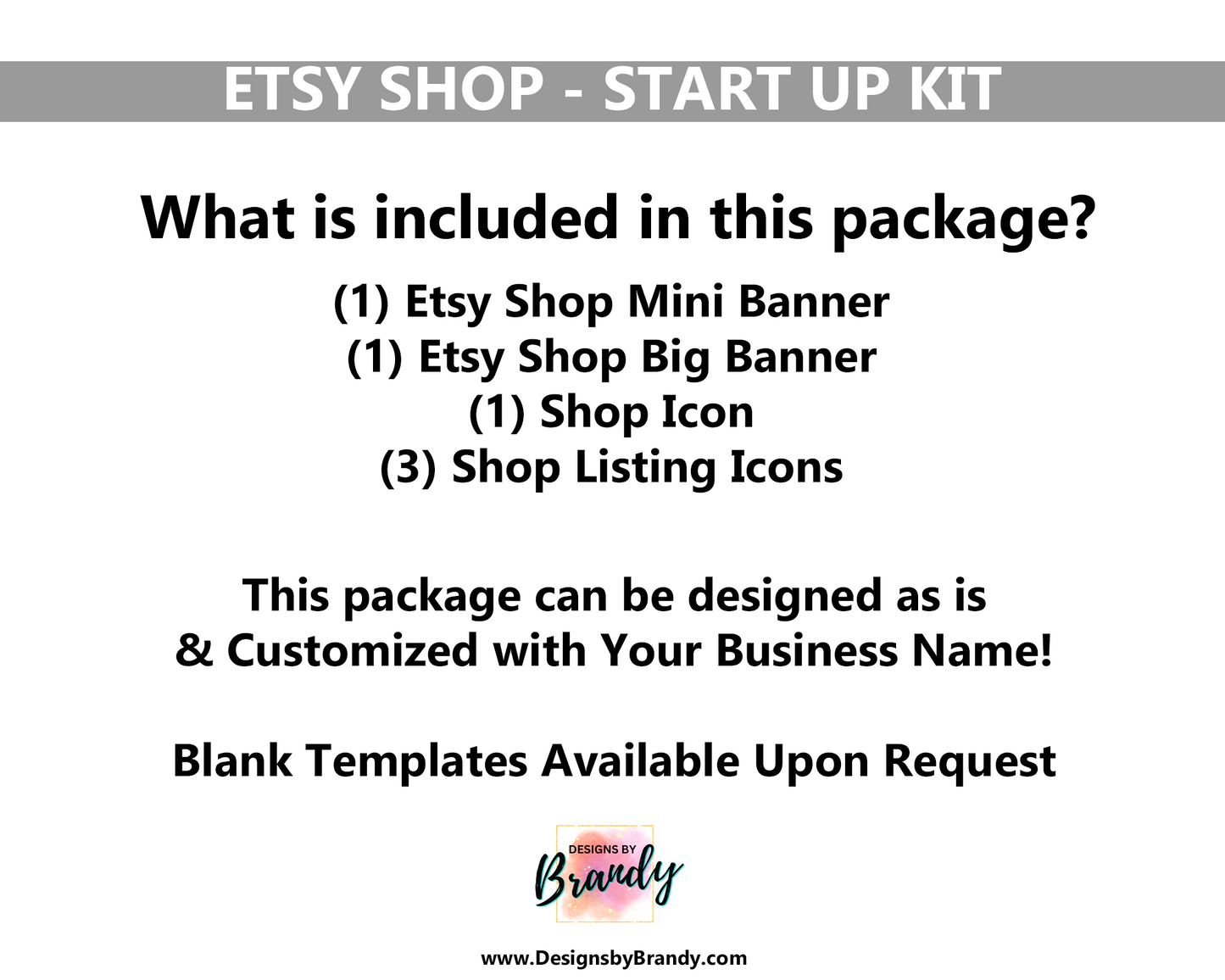 Premade Etsy Shop Design Kit