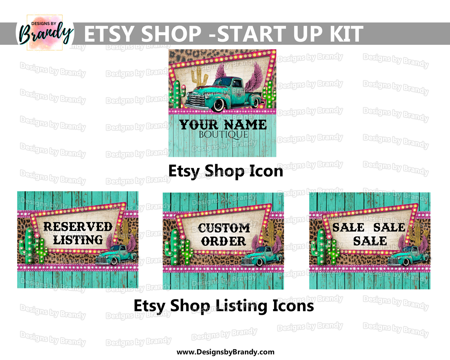 Premade Etsy Shop Design Kit