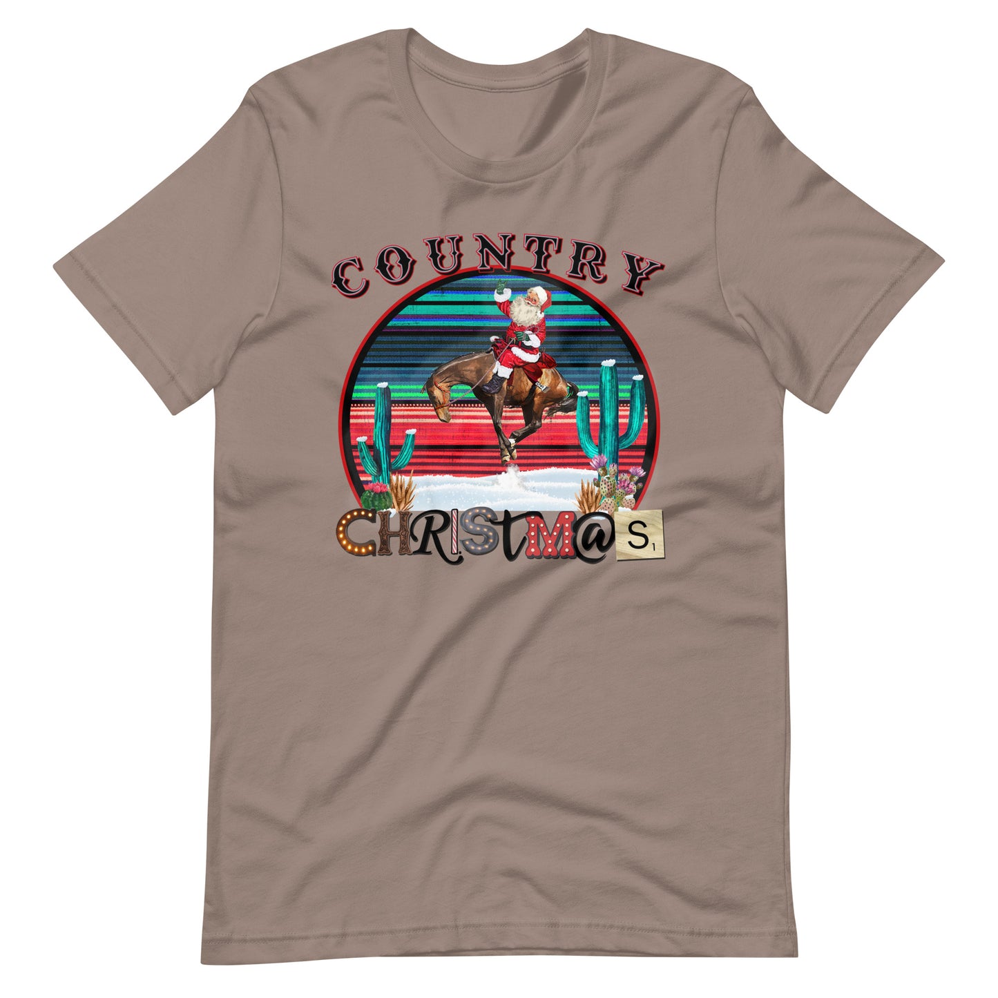 Printed Graphic T-Shirts - Country Christmas 