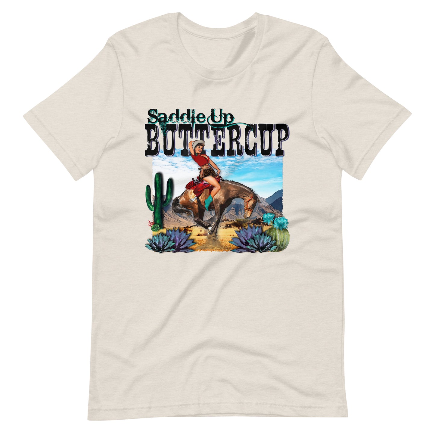 Saddle Up Buttercup Printed Graphic T-Shirt 