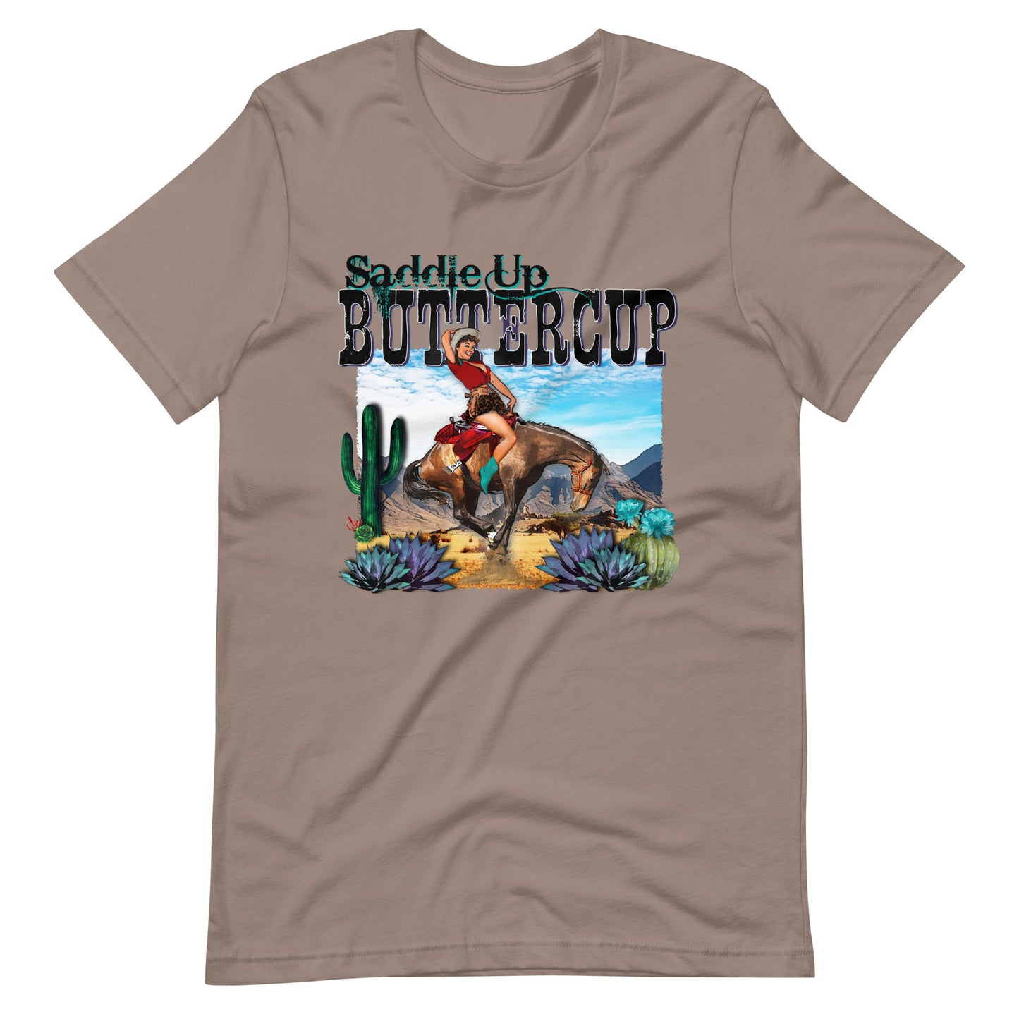 Saddle Up Buttercup Printed Graphic T-Shirt 