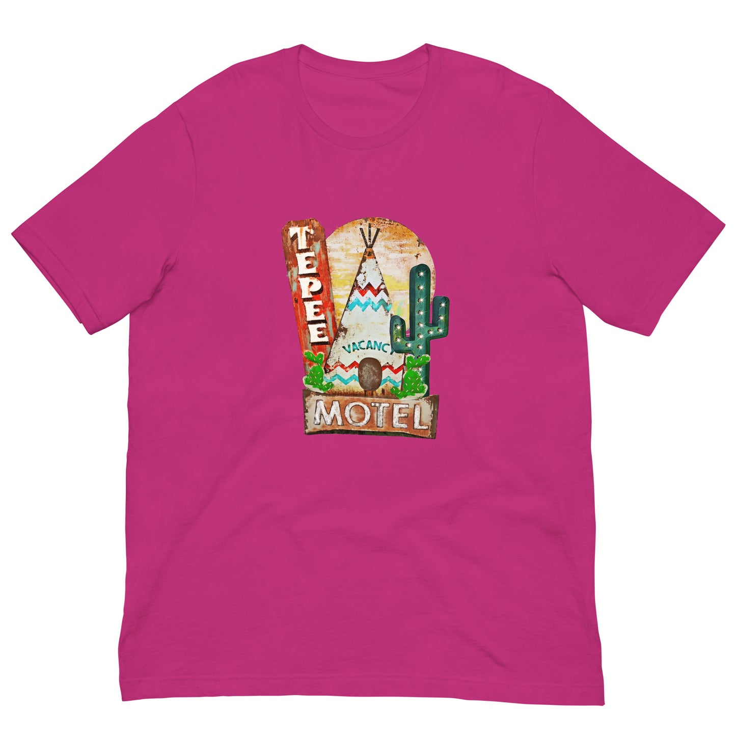 Tee Pee Motel Printed Graphic T-Shirt 