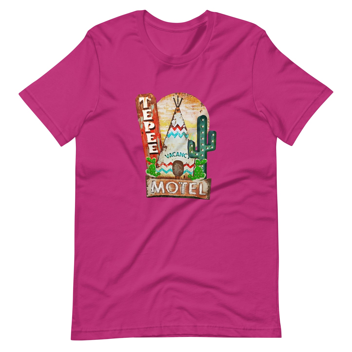 Tee Pee Motel Printed Graphic T-Shirt 