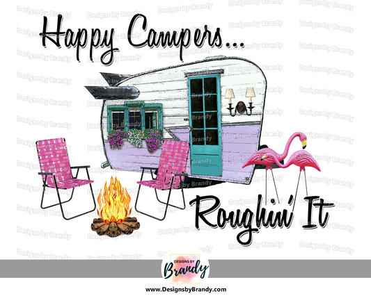 Transfer Camping Clipart Digital Download