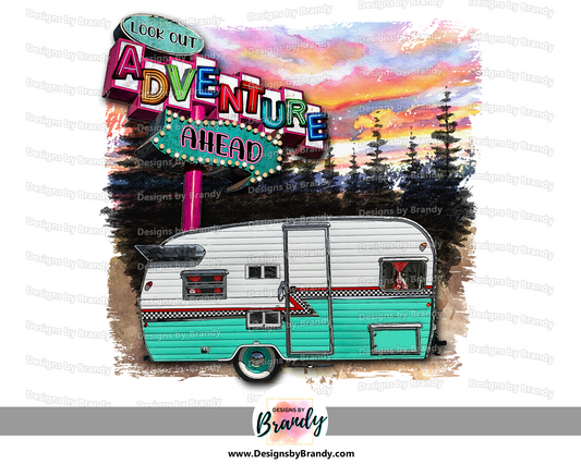 Transfer Camping Clipart Digital Download