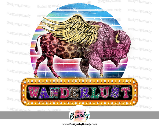 Wanderlust Clipart Transfer Digital Download