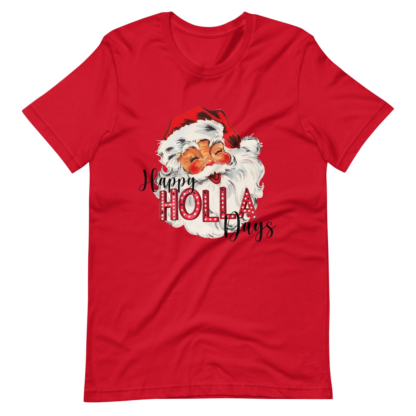 Printed Graphic T-Shirt - Happy Holla Days - Unisex t-shirt